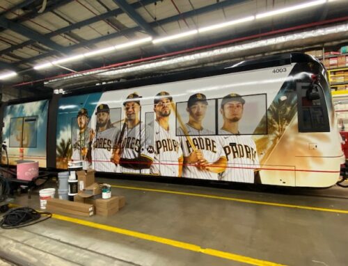 Padres MTS Trolley Wrap