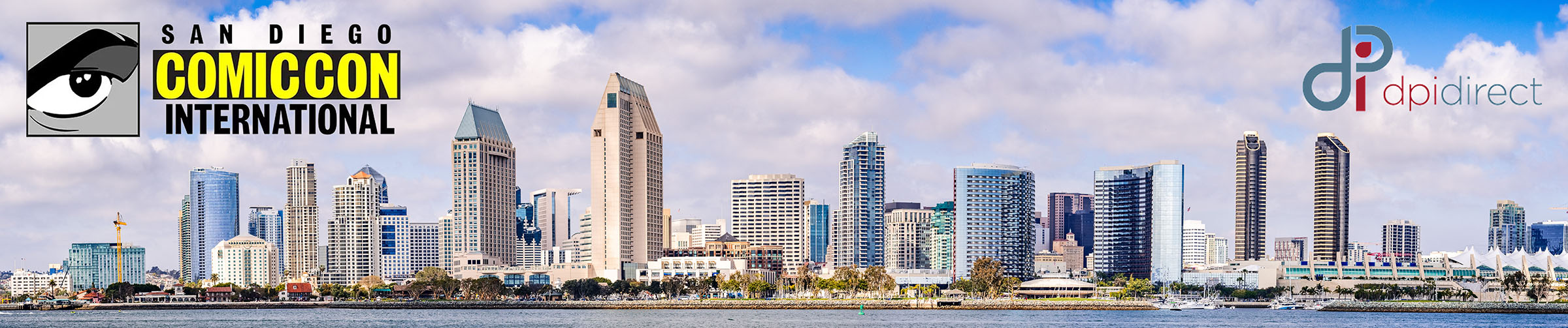 Panoramic view of the downtown San Diego skyline, California Comic Con Print Services, Large Format - Offset Printing - Labels -